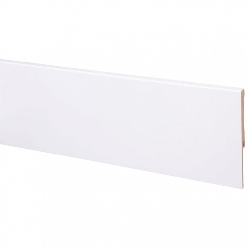 CanDo muurplint MDF plintfolie wit 240x12x0,9cm