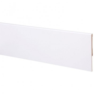 CanDo muurplint MDF plintfolie wit 240x12x0,9cm