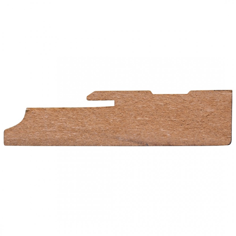 PLINT MDF CUBIC 18X80MM ZWART