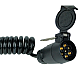 Carpoint Spiraal Trailer Verlengkabel 7p>7p Stekker/Stekkerdoos