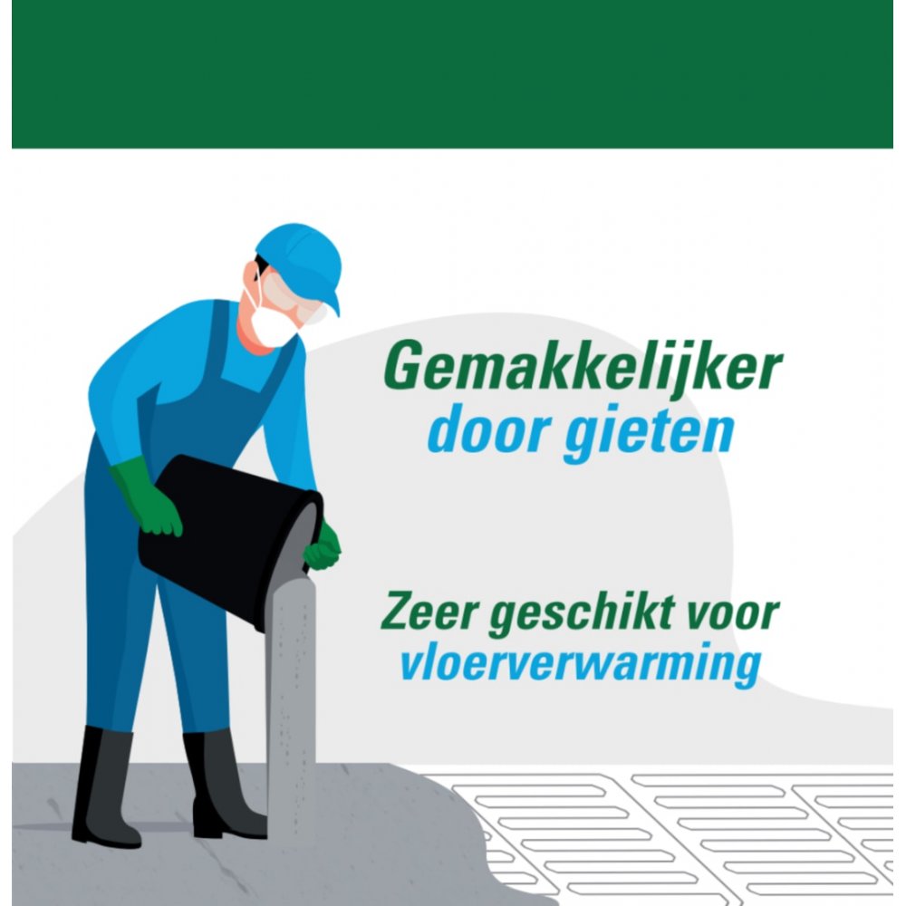 CEBO Zandcementmortel Vloeibaar 25kg