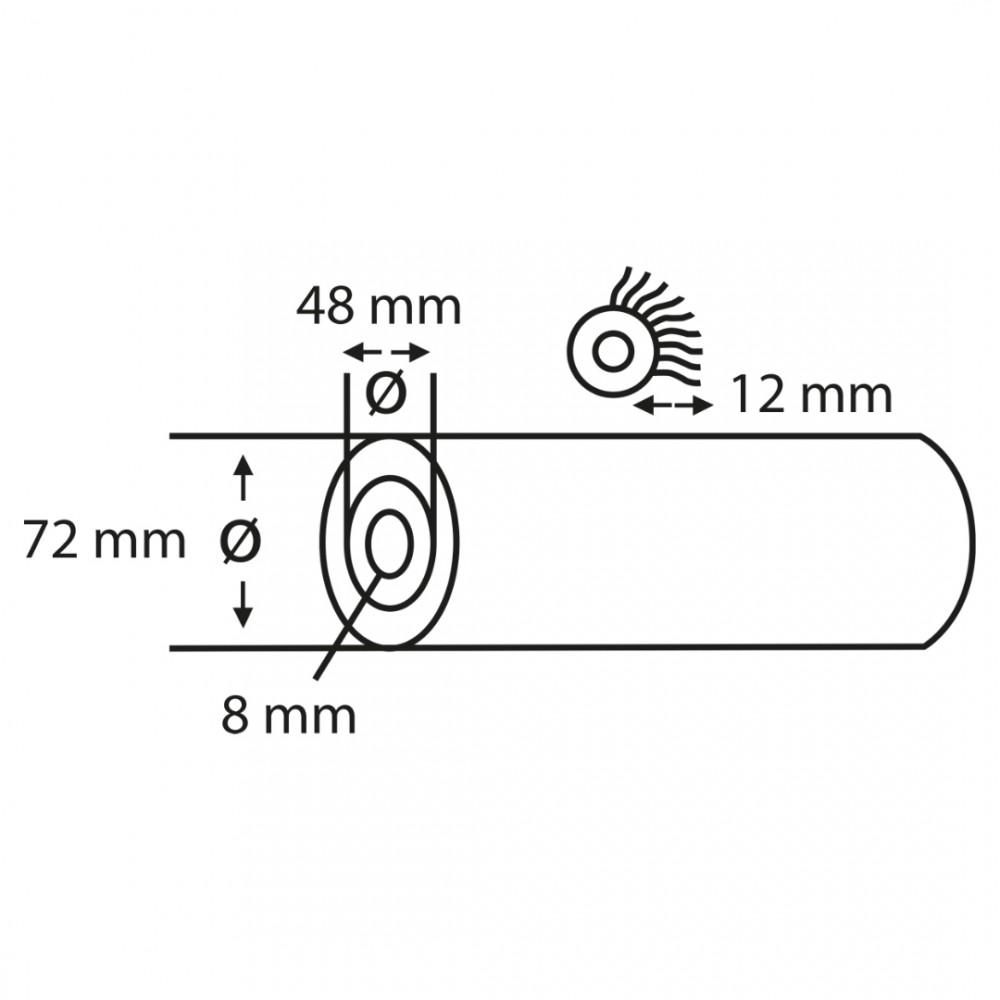 Copenhagen Pro compleet roller universeel **** - anti-spat - 12 mm poolhoogte - 18 cm