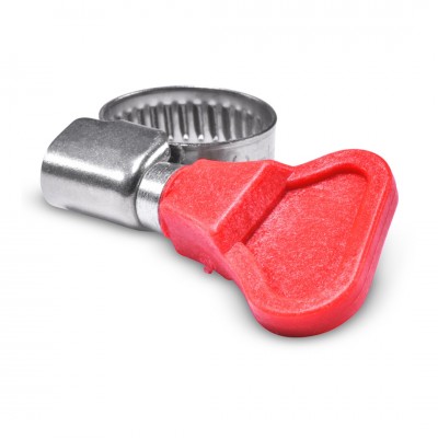 Deltafix slangklem metaal met vleugelmoer verzinkt 10 mm tot 16 mm