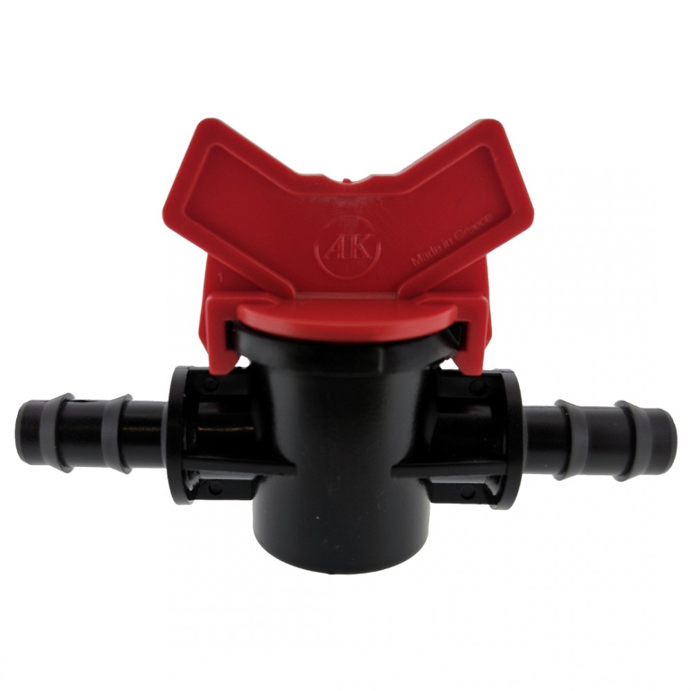 Deltafix plugkraan pp van / naar dezelfde diameter zwart 12 mm 1 st.