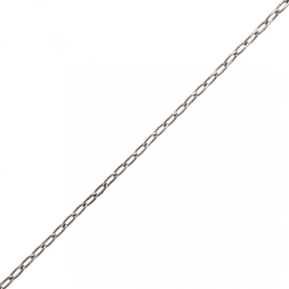 Deltafix ketting klokketting vernikkeld 6.4 x 1.1 mm (per meter)