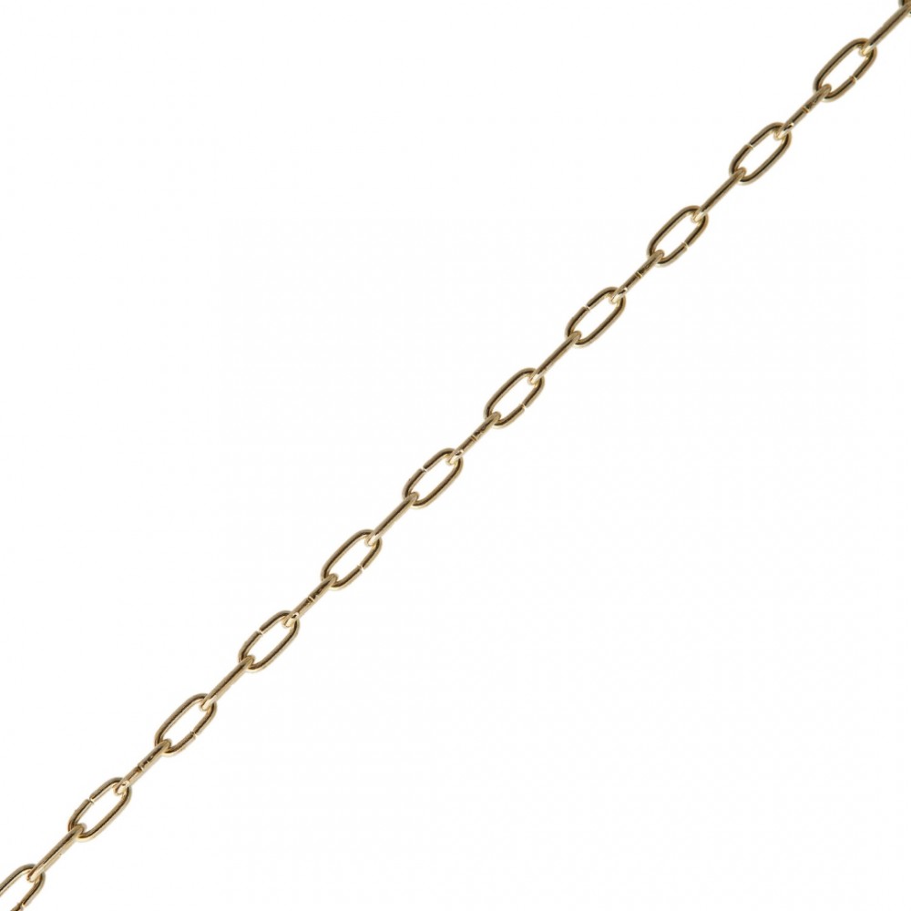Deltafix ketting klokketting vermessingd 6.4 x 1.1 mm (50 meter)