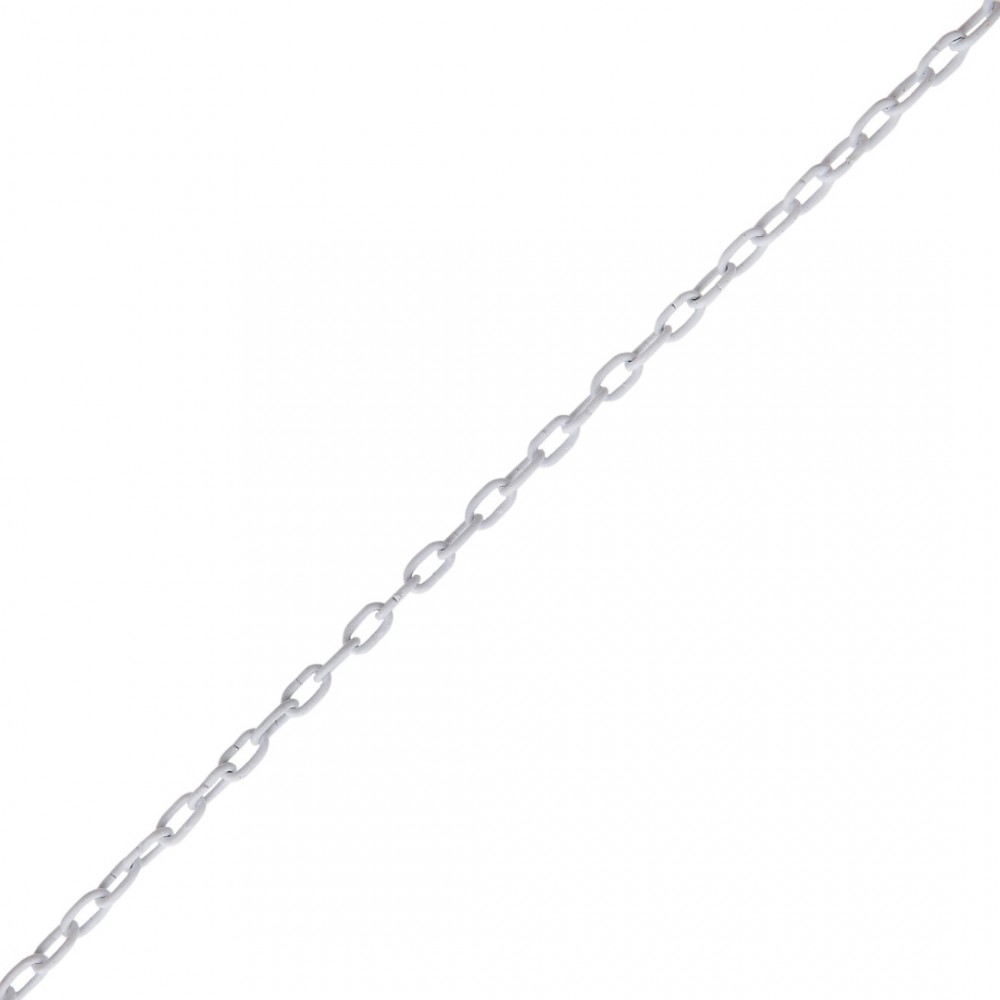 Deltafix ketting klokketting wit 8 x 1.6 mm (25 meter)