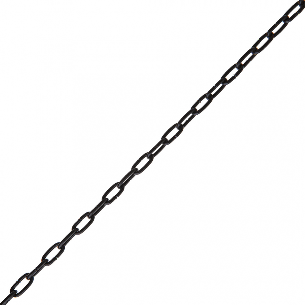 Deltafix ketting klokketting zwart 8 x 1.6 mm (per meter)
