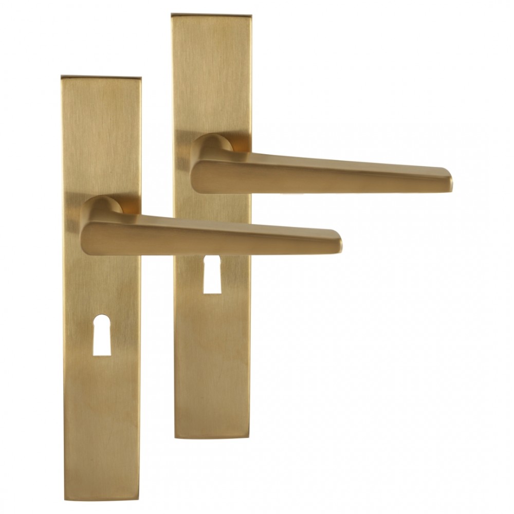 Differnz Rotterdam deurkruk vierkant schild - sleutel 56 mm