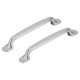Differnz Groningen meubelgreep 128 mm - mat chroom