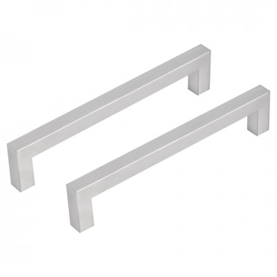 Differnz meubelgreep vierkant - 160 mm - mat chroom