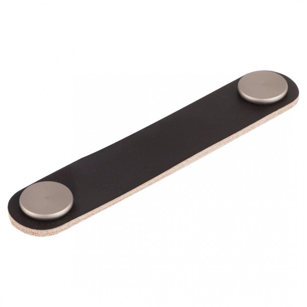 Differnz meubelgreep 128 mm - leer - donkerbruin