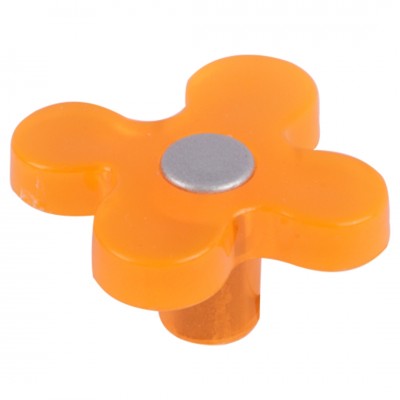 Differnz knop deco - oranje