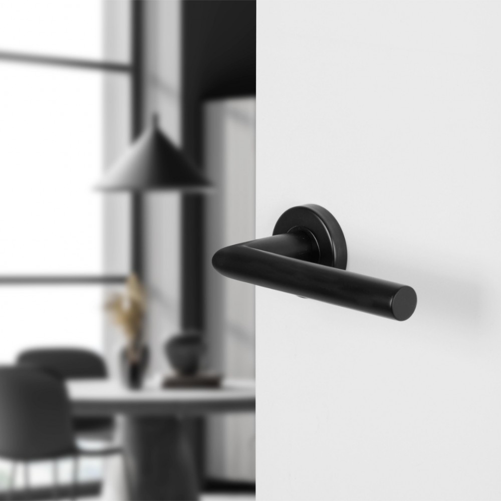 Differnz Amsterdam deurkruk rond rozet - blind