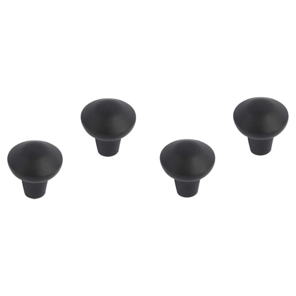 Differnz Groningen knop 20 mm - mat zwart