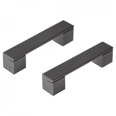 Differnz Tilburg meubelgreep 96 mm - gun metal