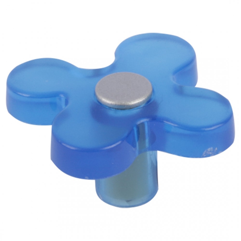 Differnz knop deco - blauw
