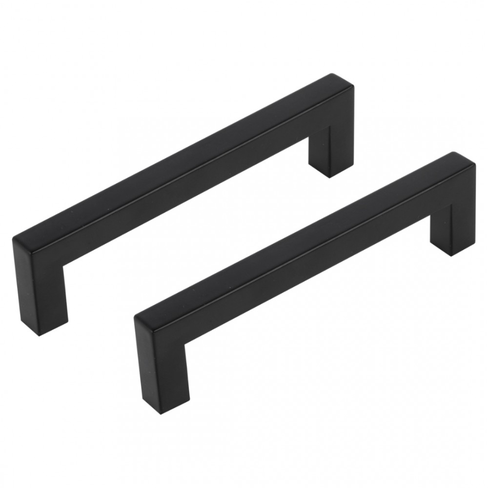 Differnz meubelgreep vierkant - 128 mm - mat zwart