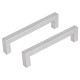Differnz meubelgreep vierkant - 128 mm - mat chroom