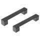 Differnz Tilburg meubelgreep 128 mm - gun metal