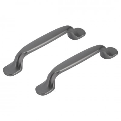 Differnz Groningen meubelgreep 96 mm - gun metal