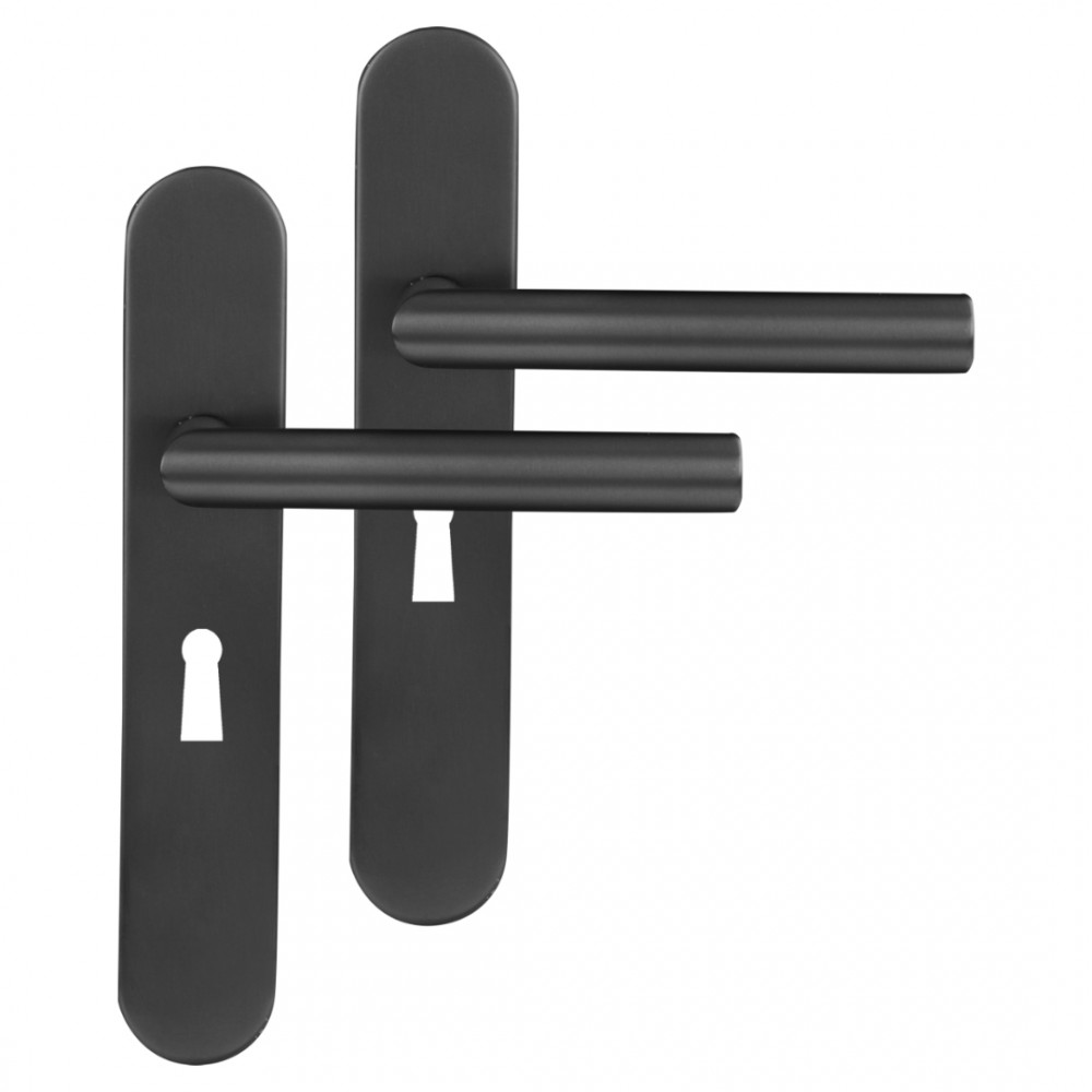 Differnz Amsterdam deurkruk ovaal schild - sleutel 56 mm