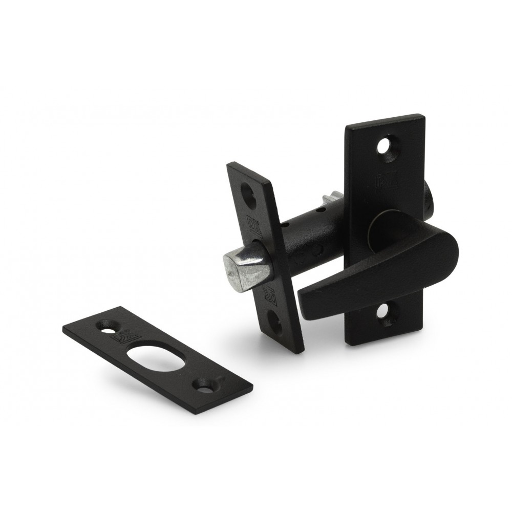 Dulimex Insteekgrendel met sluitplaat lengte 70 mm zwart