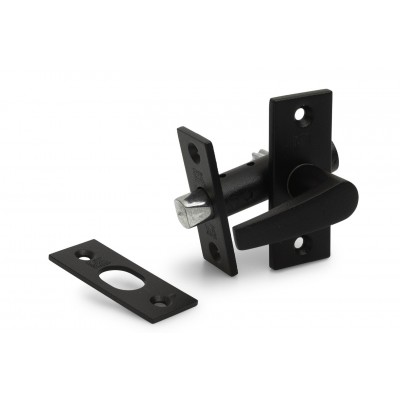 Dulimex Insteekgrendel met sluitplaat lengte 70 mm zwart