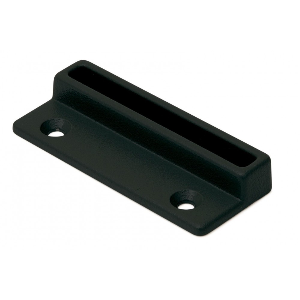 Dulimex Raamboomplaatje 74x30 mm zwart epoxy coating