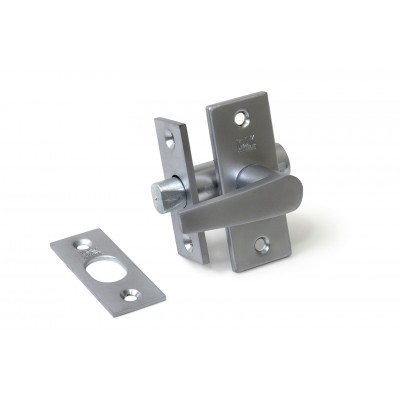 Dulimex Insteekgrendel met sluitplaat lengte 70 mm zilvergrijs