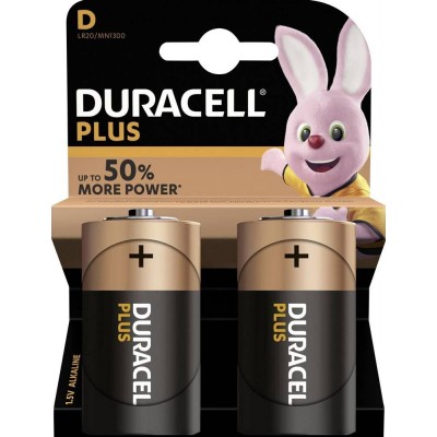 Duracell plus batterij lr20 D 2 stuks