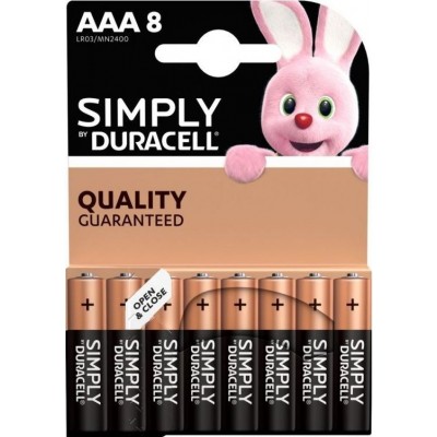 Duracell plus batterij lr03 AAA 8 stuks