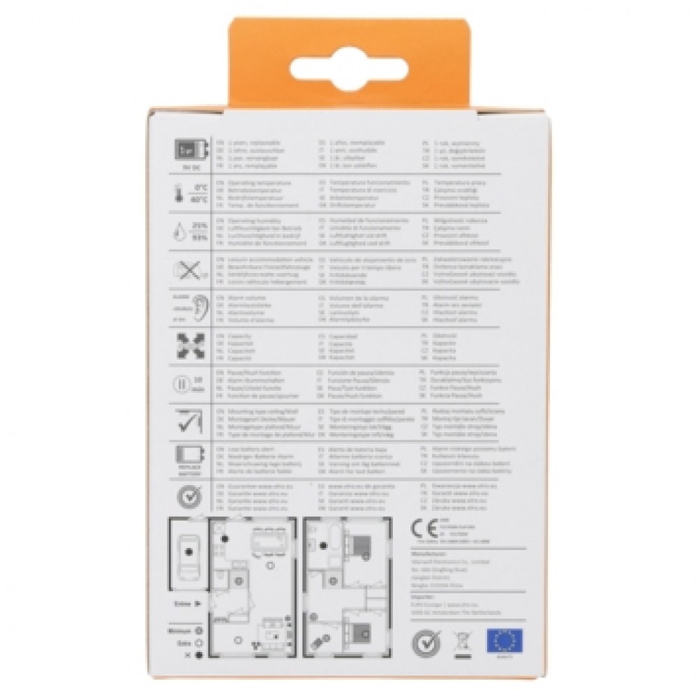 Elro FS1701 optische rookmelder inclusief lithium batterij