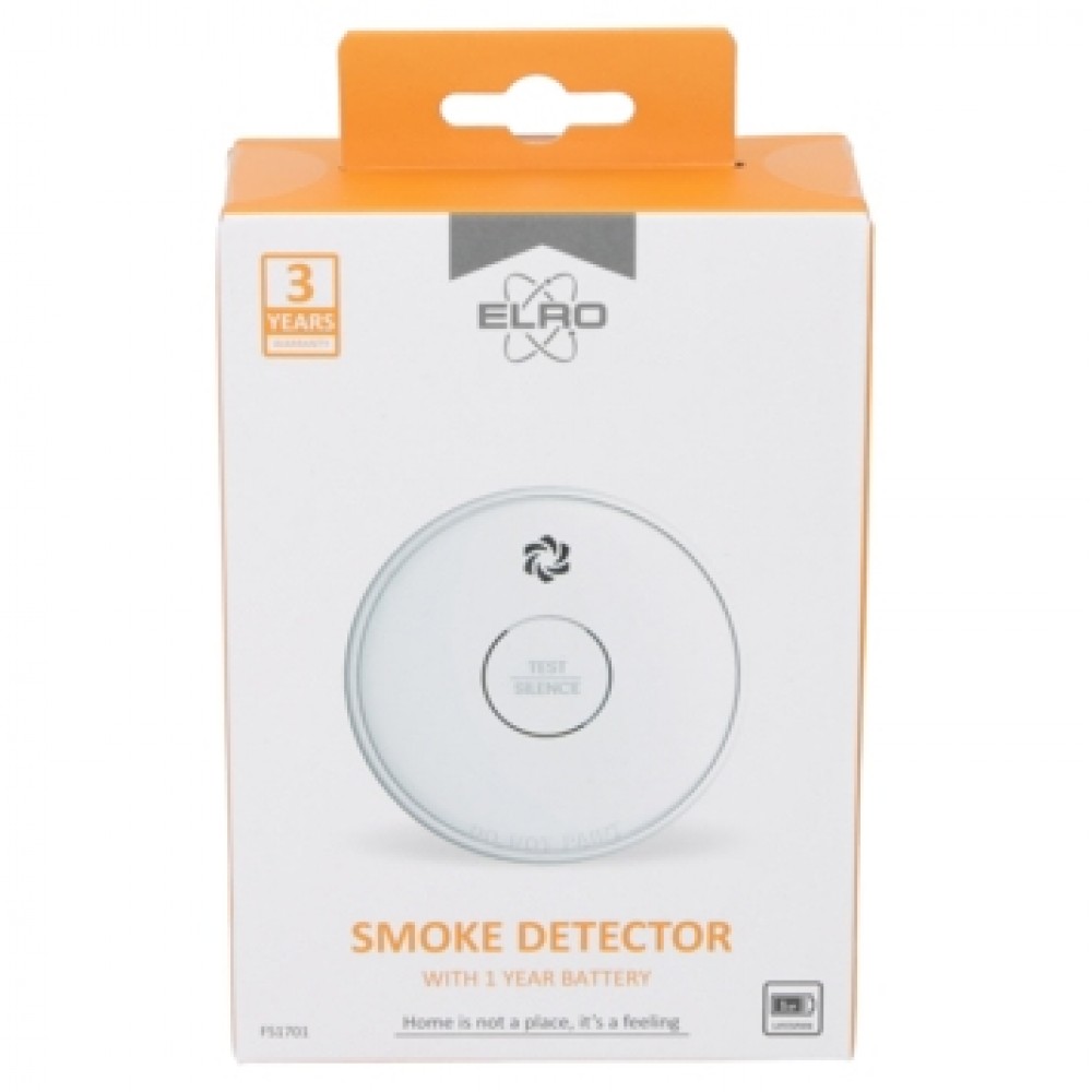 Elro FS1701 optische rookmelder inclusief lithium batterij