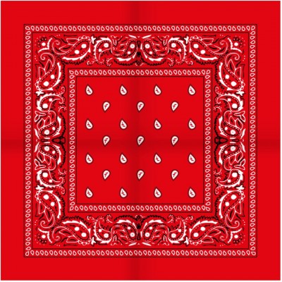 Boeren zakdoek rood 55x55cm