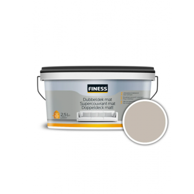 Finess Dubbeldek Mat Steel Grey (14388) 2,5L