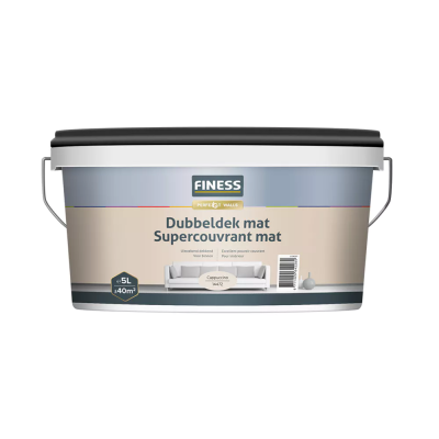 Finess Dubbeldek Mat 5 Liter Cappuccino