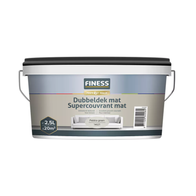 Finess Dubbeldek Mat 2.5 Liter Pebble Green