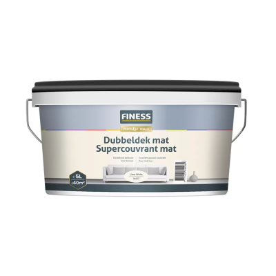 Finess Dubbeldek Mat 5 Liter Lime White