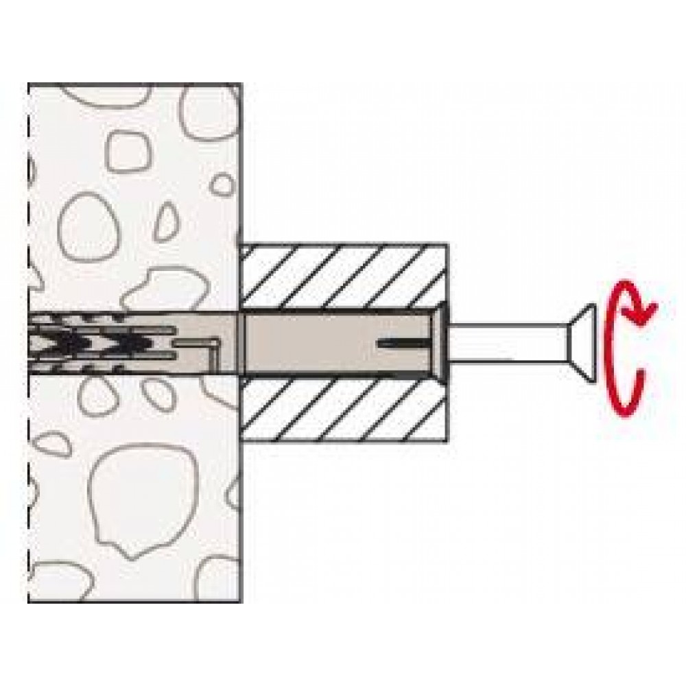 Fischer Constructieplug SXR zonder veiligheidschroef