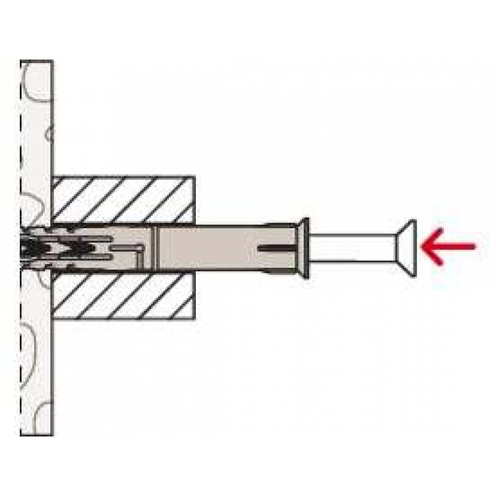 Fischer Constructieplug SXR zonder veiligheidschroef