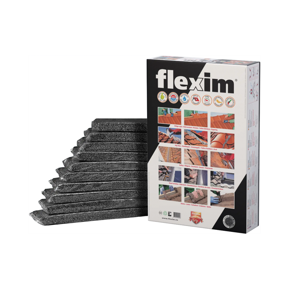 Flexim Dakmortel zwart 20 Liter