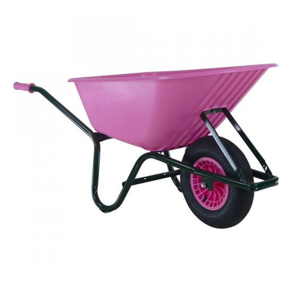 Altrad Fort kruiwagen tk-100 kunststof roze