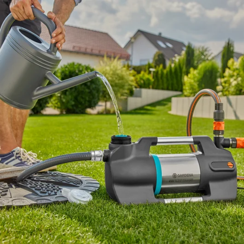 Gardena Aanzuigslangset G1 33.3mm met 4 meter met metalen zuigkorf