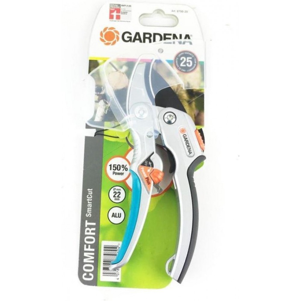 GARDENA - Comfort - Hefboomsnoeischaar Smartcut - Snoeischaar - Takdikte max. 22 mm