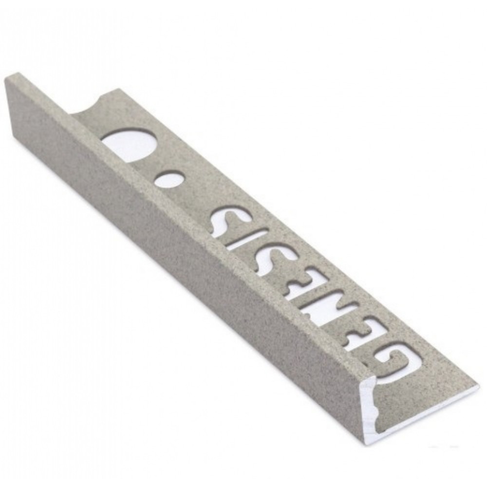 TEGELSTRIP ALU RECHT GRANIET 12MM  
