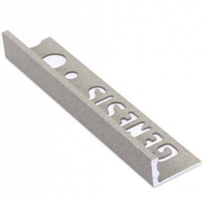 TEGELSTRIP ALU RECHT GRANIET 12MM  