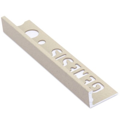 TEGELSTRIP ALU RECHT SANDSTONE 12MM