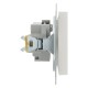 Gira System 55 contactdoos inbouw - 1-voudig - polarwit