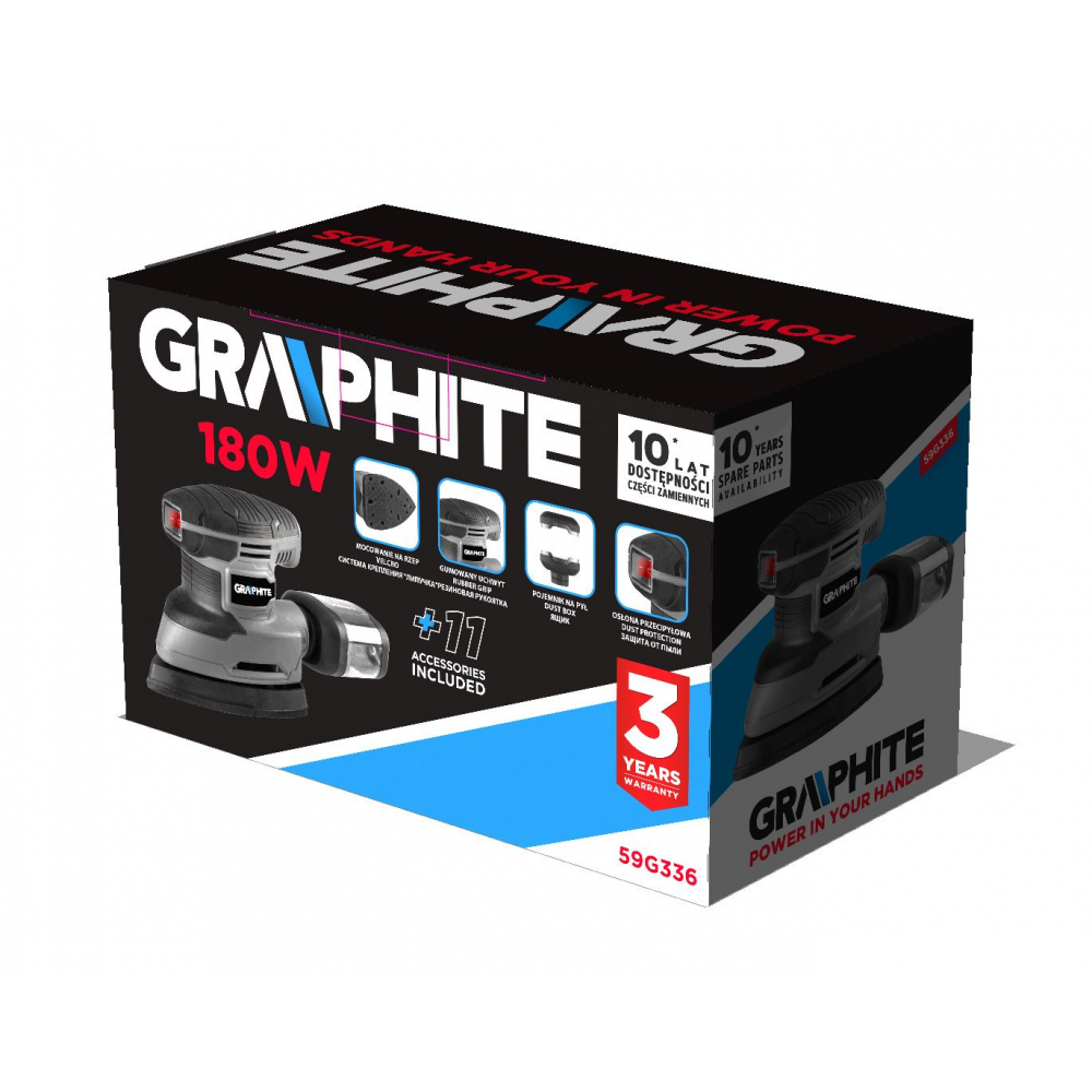 Graphite Multi-schuurmachine 200 watt Brushless